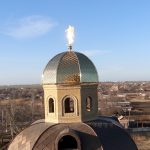Лист нержавеющий золотистого цвета покрытый нитридом титана, Лист нержавеющий покрытый оксидом титана синего цвета Техновак-93